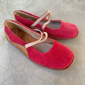 Born | Red and Tan Mary Jane Shoes